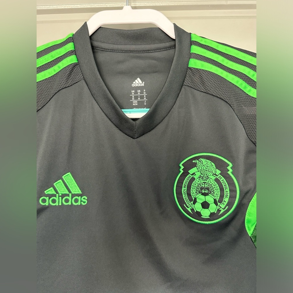 Worn Adidas Mexico Soccer Team Uniform - Picture 4 of 5
